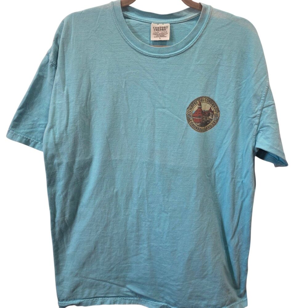 Comfort Colors Hotel Del Coronado Tee Coronado‎ Island CA Graphic Shirt L